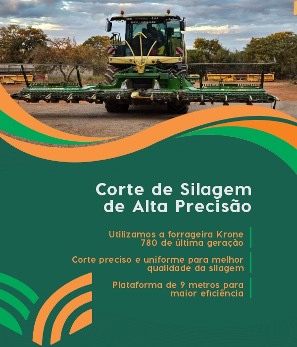 Forrageira Krone 780 realizando corte preciso de silagem em lavoura.